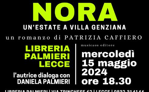 15 maggio 2024 - La libreria Palmieri di Lecce ospita Patrizia Caffiero e il suo romanzo