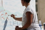 lavori scuola leuca -gli affreschi di irene - foto francesco vallo