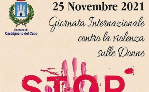 Comune di Castrignano del capo - Un "segno" rosso per dire NO alla violenza sulle donne