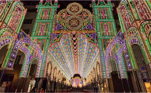 LUMINARIE OTRANTO FESTIVAL - Dal 27 novembre al 9 gennaio, nei Fossati del Castello Otranto accende un milione di luci