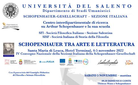 Convegno di studi su Schopenhauer a Santa Maria di Leuca