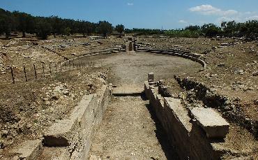 Parco Archeologico di Rudiae - Lecce - vista dell'anfiteatro