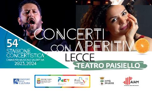 Concerti con Aperitivo 2024: da domenica 3 marzo cinque appuntamenti al Teatro Paisiello di Lecce