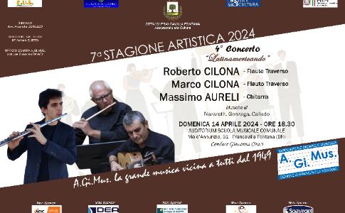 Stagione A.Gi.Mus, in programma il concerto “Latinamericando”
